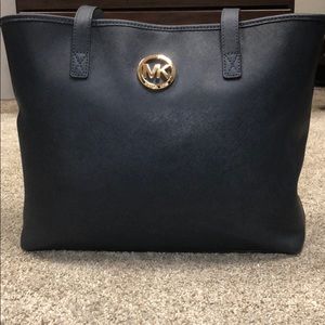 Michael Kors Navy Blue Purse